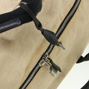 PRADA Boston Bag Canvas 2way Beige Auth ar9161-20