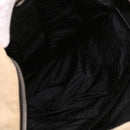 PRADA Boston Bag Canvas 2way Beige Auth ar9161-26