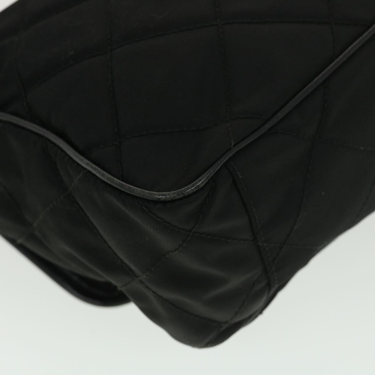 PRADA Shoulder Bag Nylon Black Auth ar9170