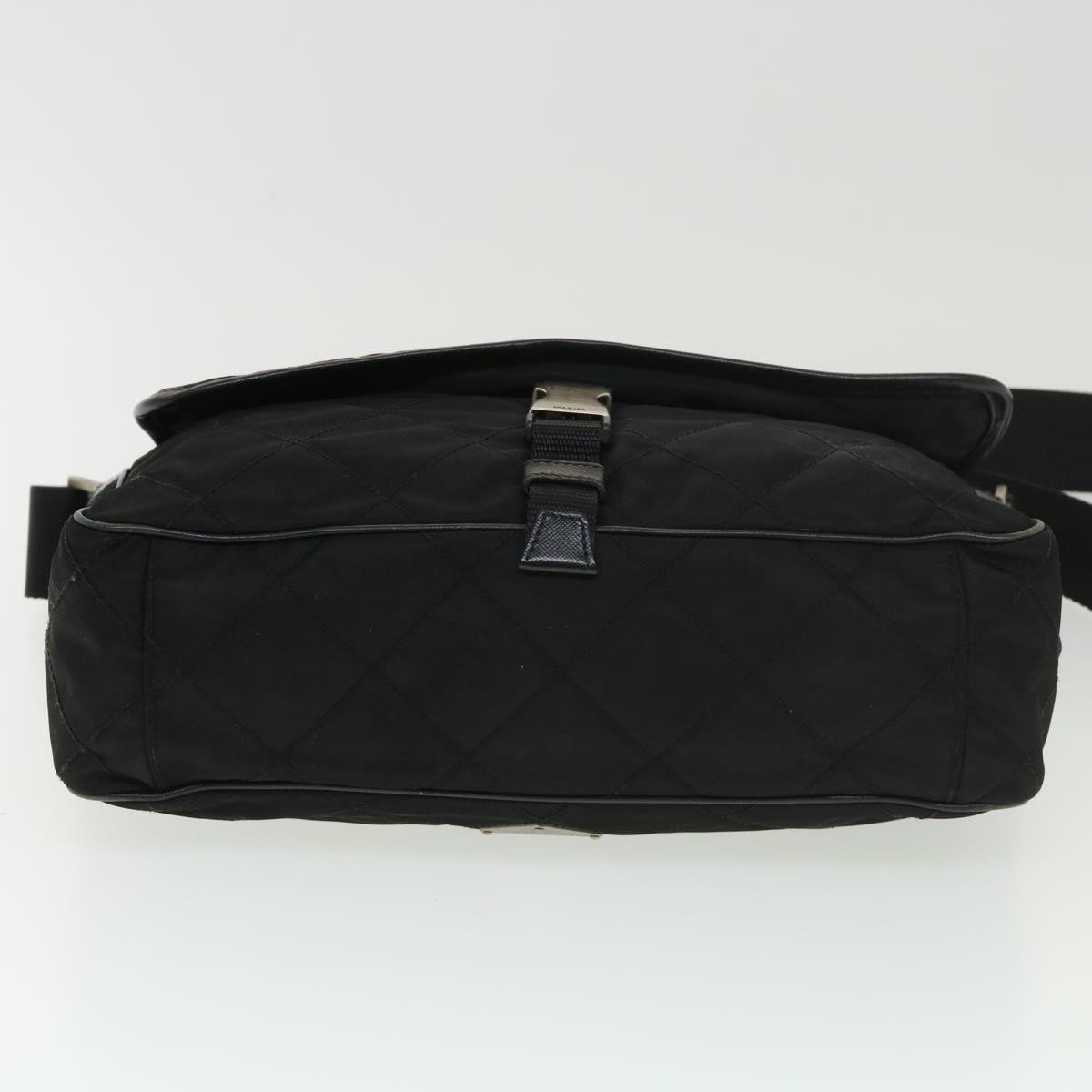 PRADA Shoulder Bag Nylon Black Auth ar9170