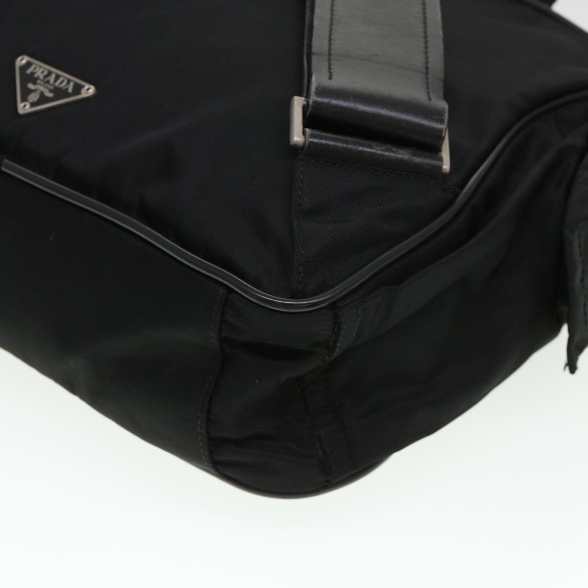 PRADA Backpack Nylon Black Auth ar9171