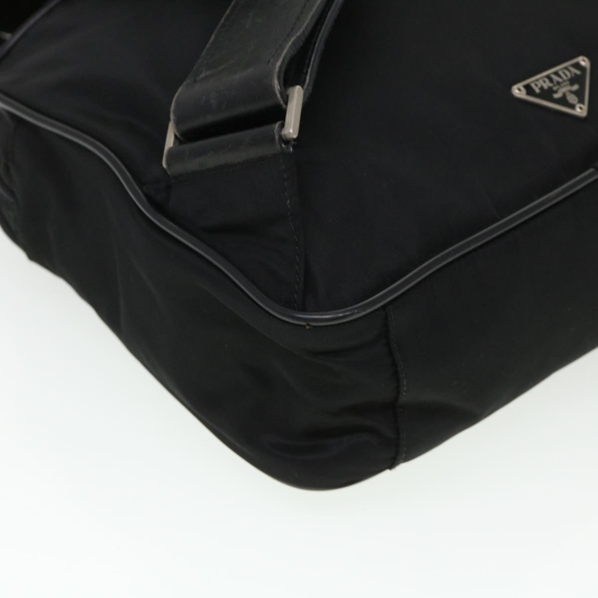 PRADA Backpack Nylon Black Auth ar9171