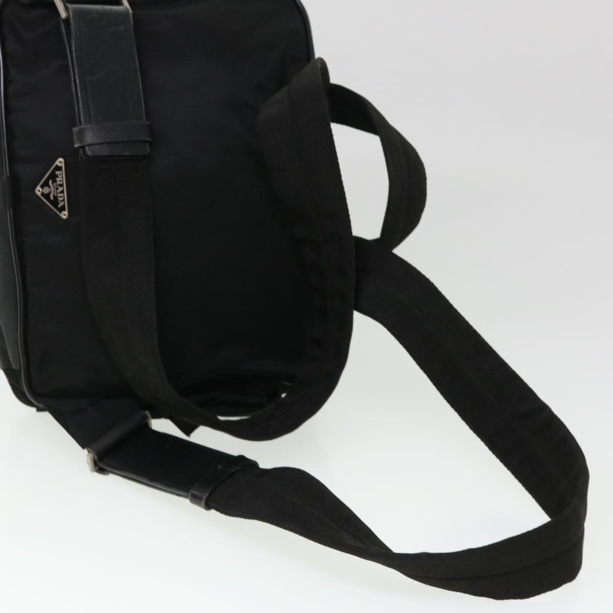 PRADA Backpack Nylon Black Auth ar9171