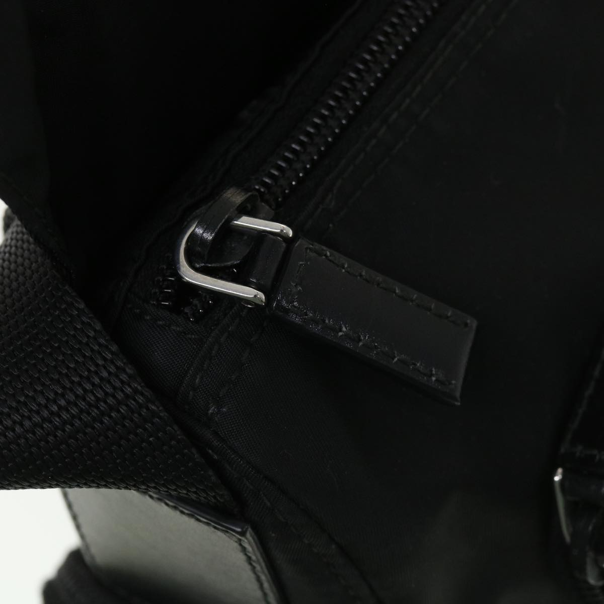 PRADA Shoulder Bag Nylon Black Auth ar9174