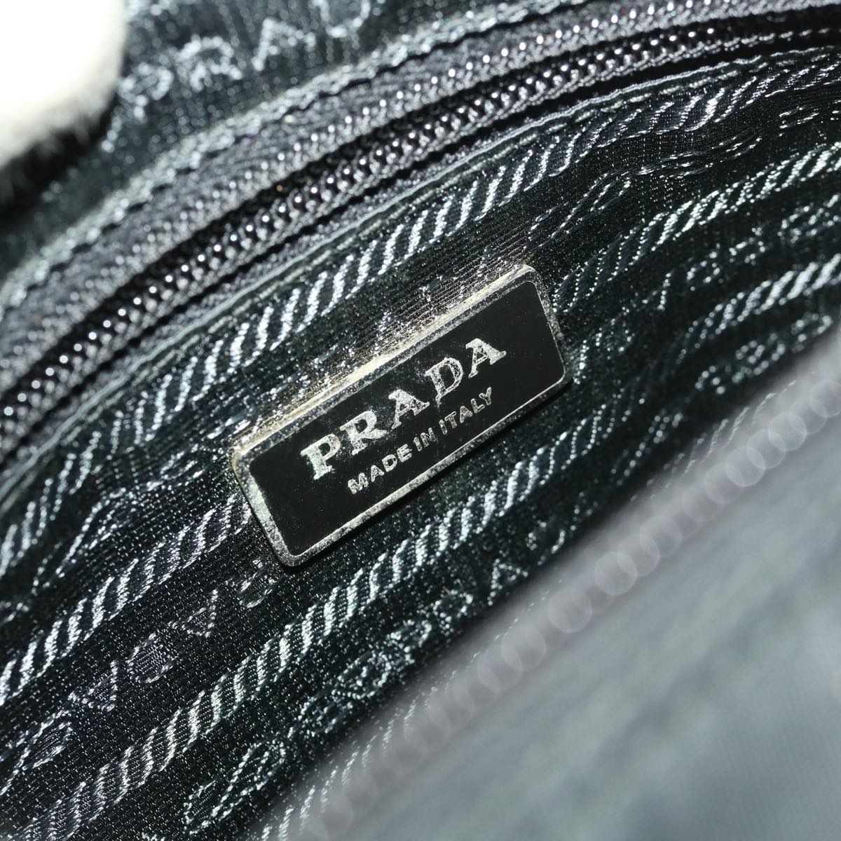 PRADA Shoulder Bag Nylon Black Auth ar9174