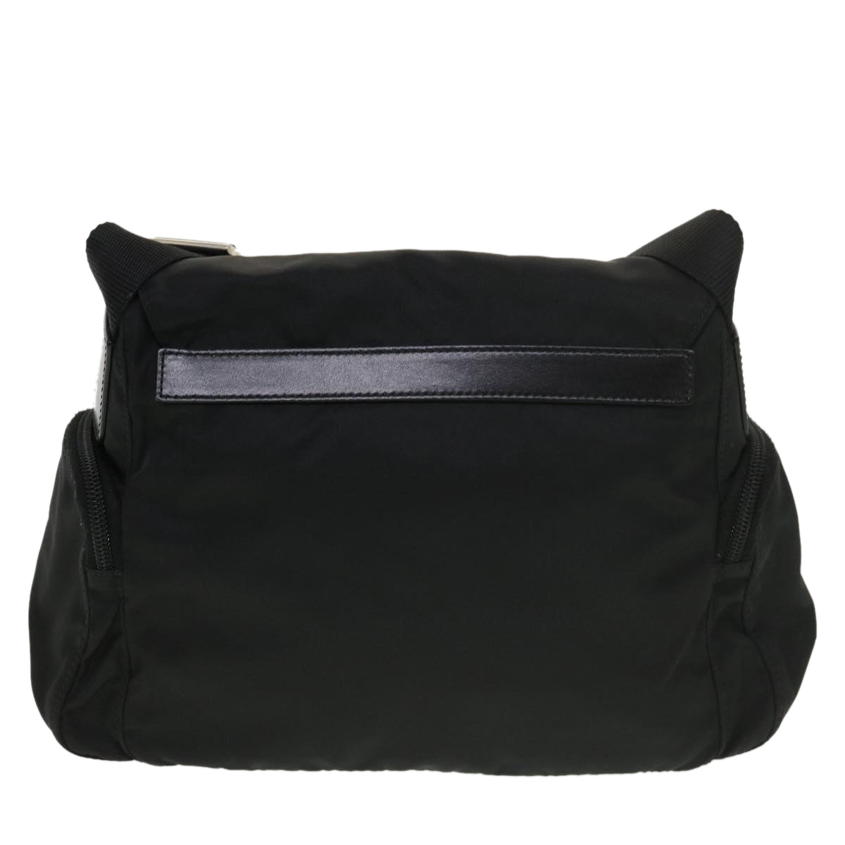 PRADA Shoulder Bag Nylon Black Auth ar9174 - 0