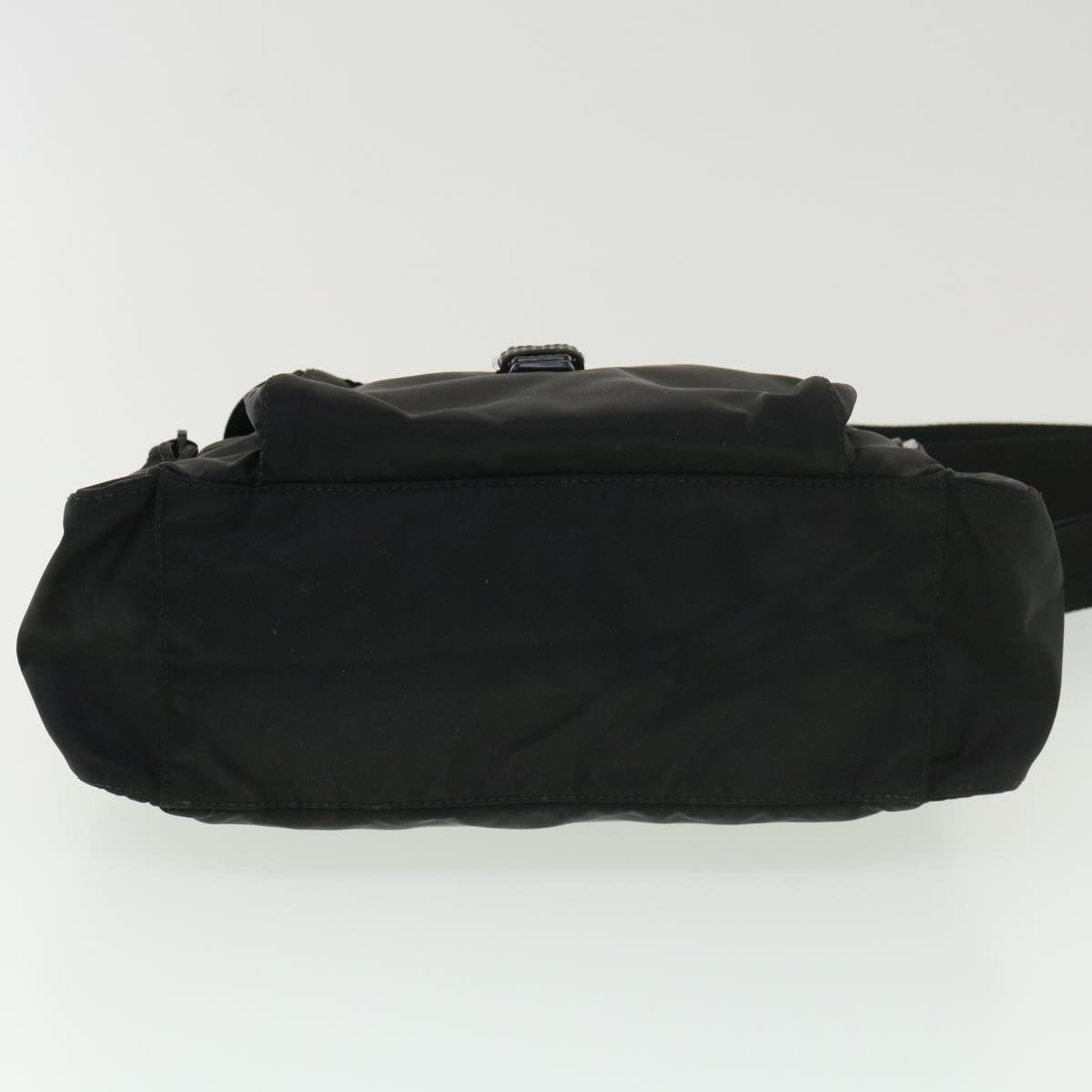 PRADA Shoulder Bag Nylon Black Auth ar9174