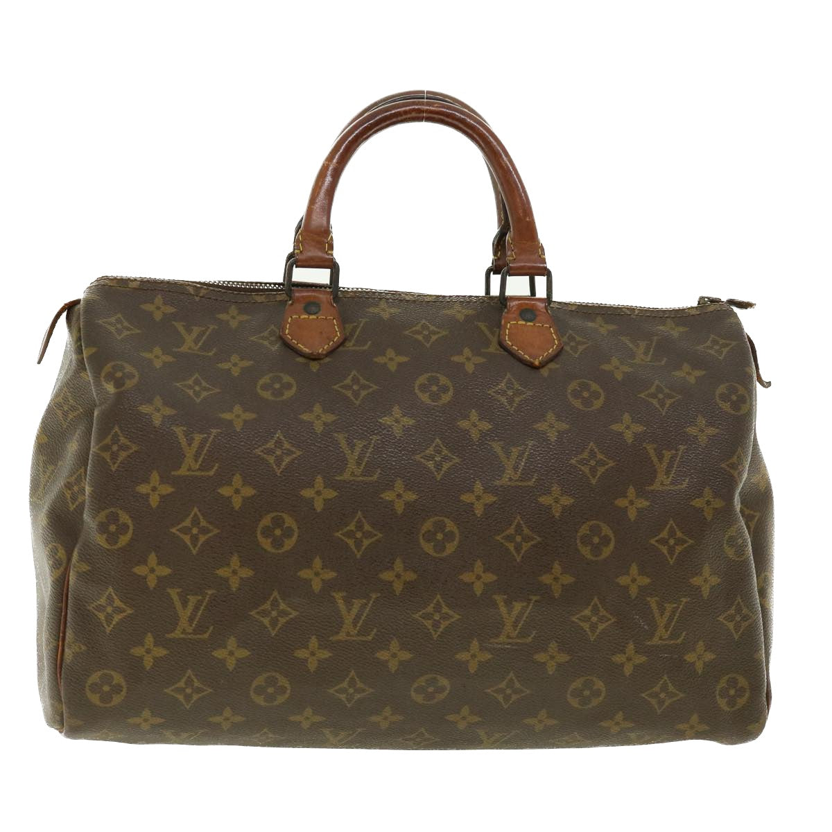 LOUIS VUITTON Monogram Speedy 35 Hand Bag Vintage M41524 LV Auth ar9187