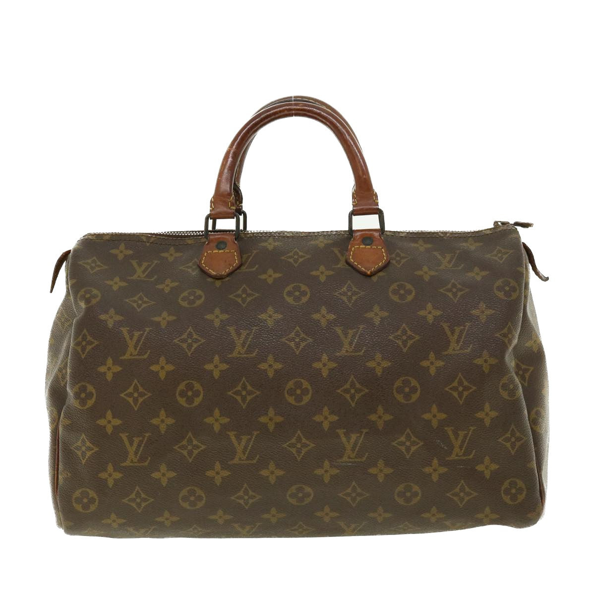 LOUIS VUITTON Monogram Speedy 35 Hand Bag Vintage M41524 LV Auth ar9187