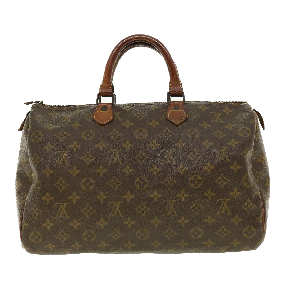 LOUIS VUITTON Monogram Speedy 35 Hand Bag Vintage M41524 LV Auth ar9187