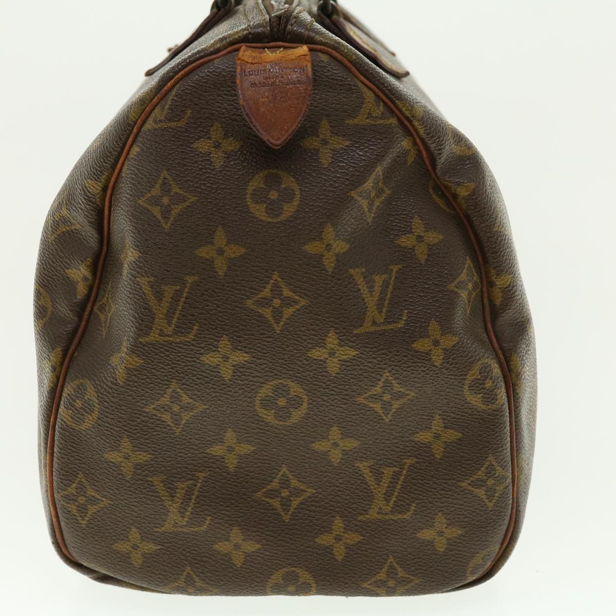 LOUIS VUITTON Monogram Speedy 35 Hand Bag Vintage M41524 LV Auth ar9187