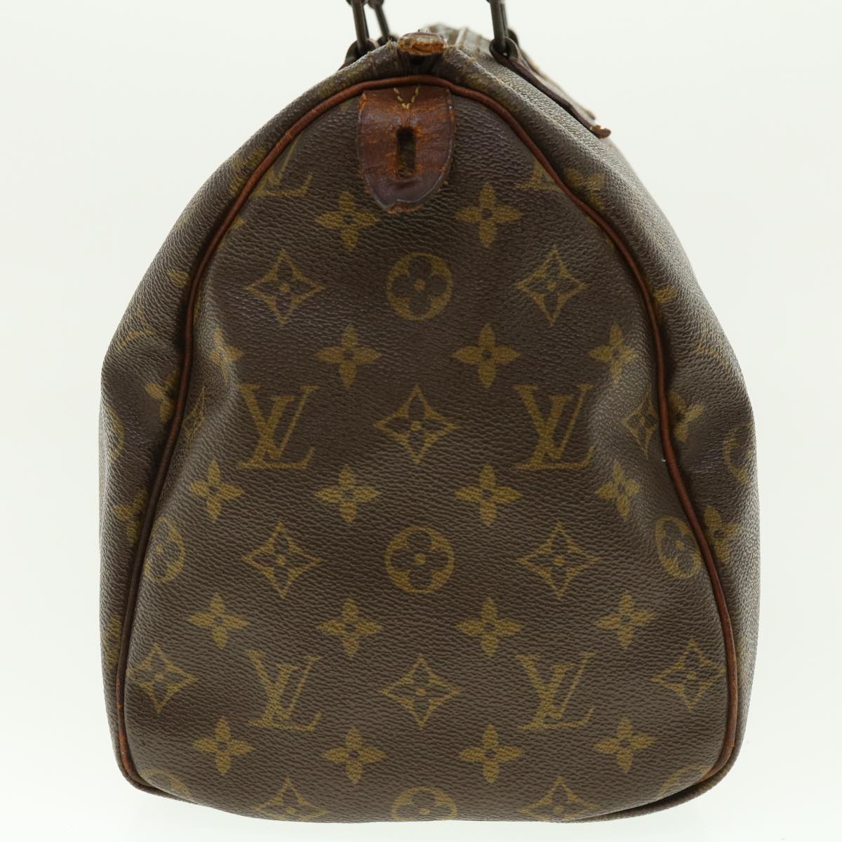 LOUIS VUITTON Monogram Speedy 35 Hand Bag Vintage M41524 LV Auth ar9187