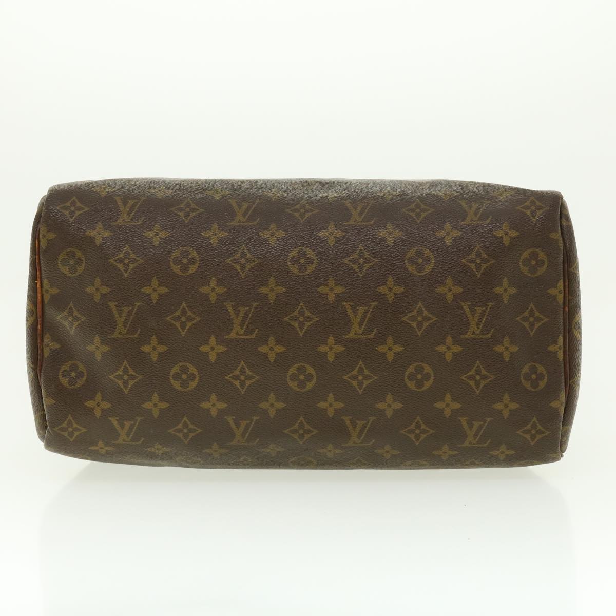 LOUIS VUITTON Monogram Speedy 35 Hand Bag Vintage M41524 LV Auth ar9187