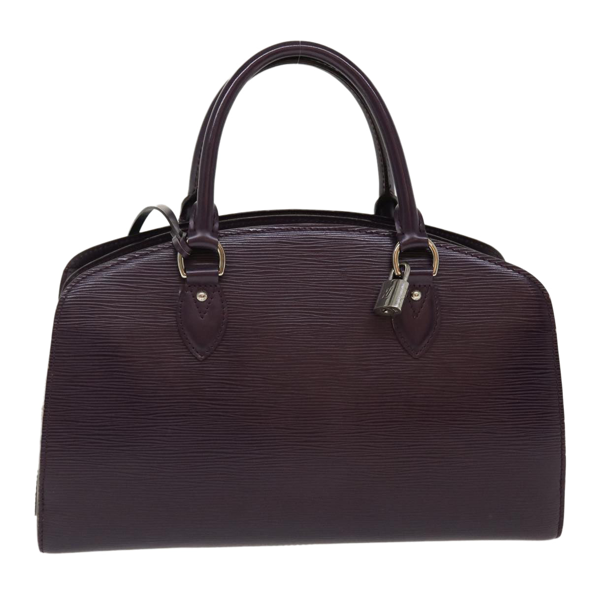 LOUIS VUITTON Epi Pont Neuf PM Hand Bag Purple Cassis M5907K LV Auth ar9192