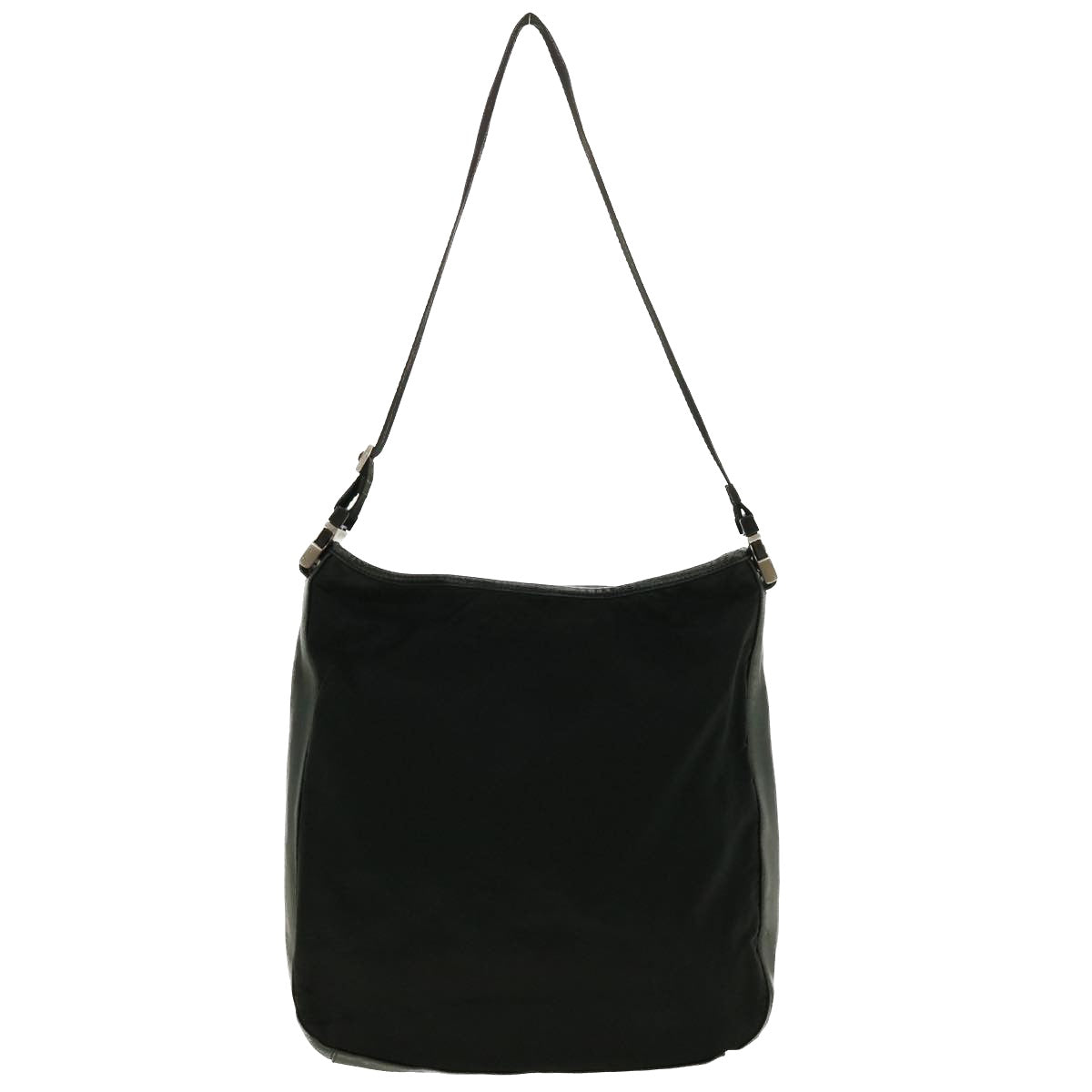 PRADA Shoulder Bag Nylon Black Auth ar9224