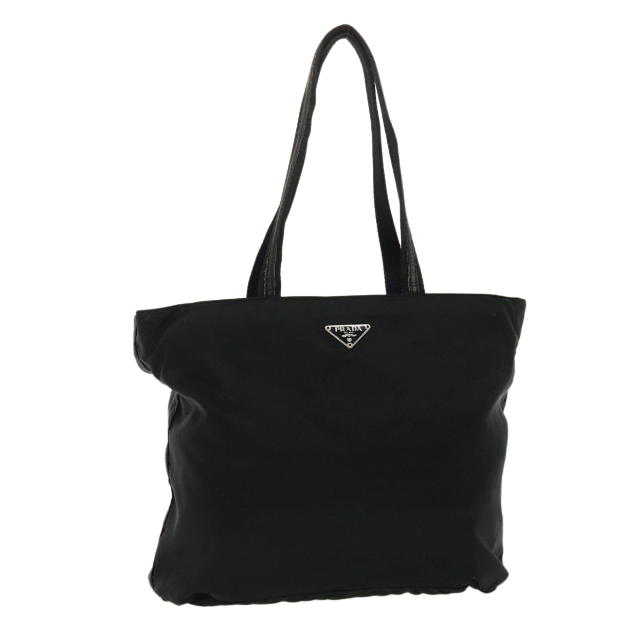 PRADA Shoulder Bag Nylon Black Auth ar9225