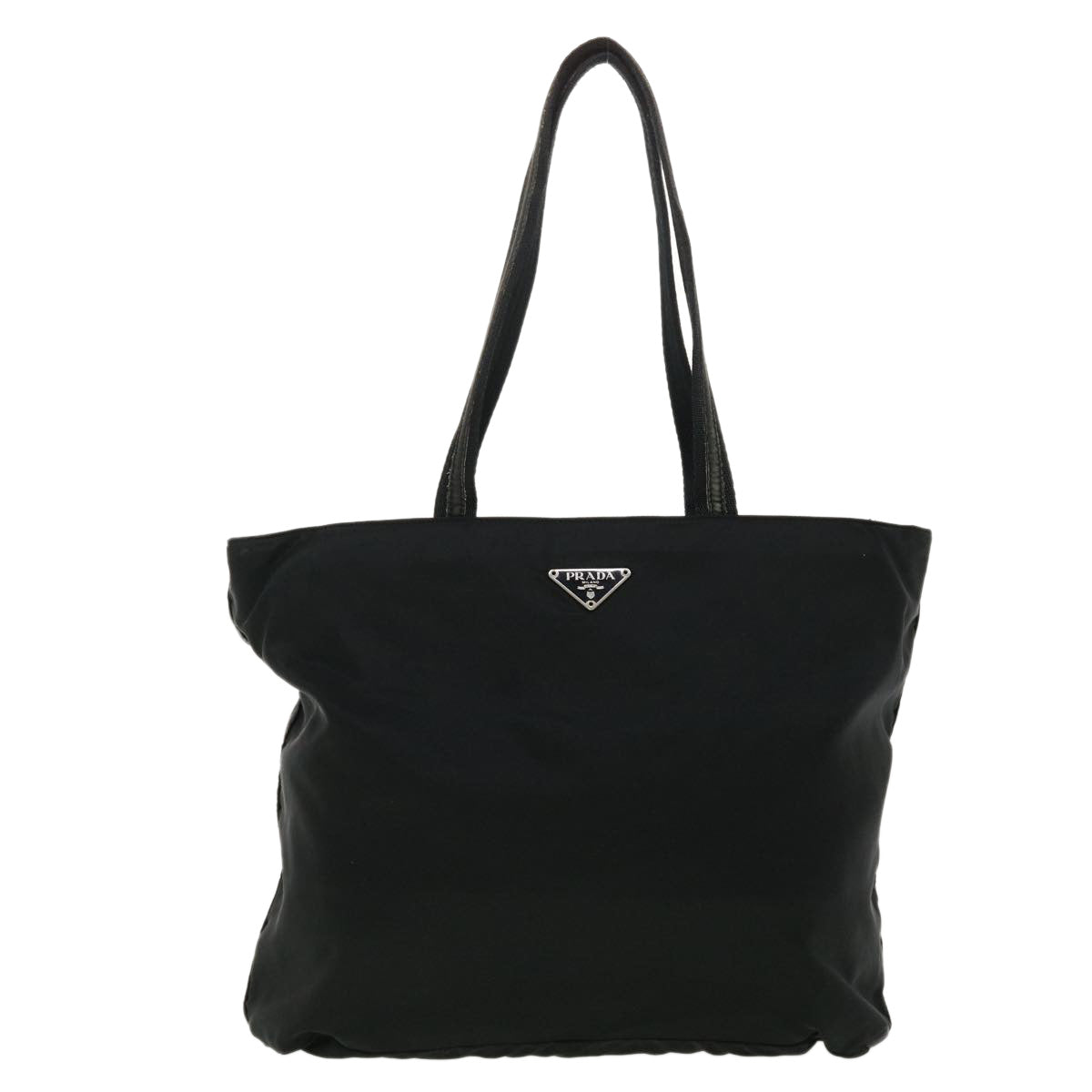 PRADA Shoulder Bag Nylon Black Auth ar9225