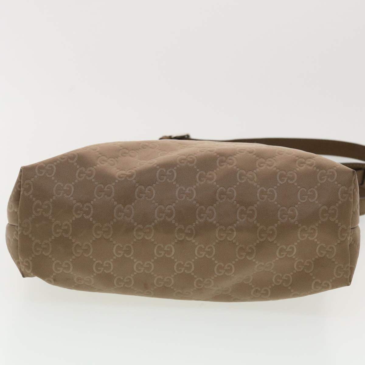 GUCCI GG Canvas Shoulder Bag Brown 314529 Auth ar9228