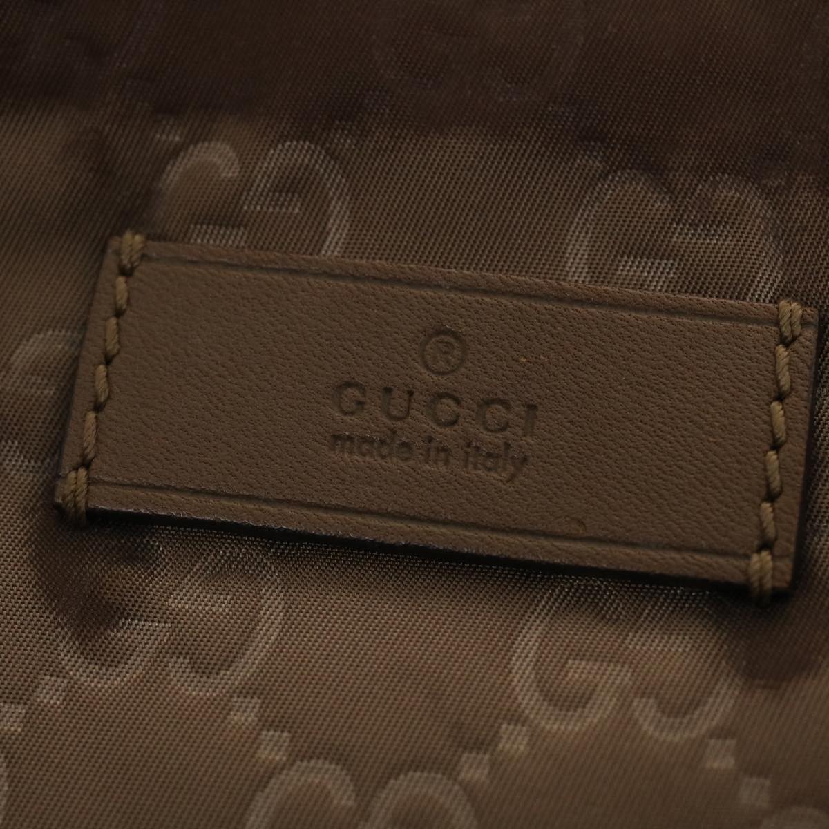 GUCCI GG Canvas Shoulder Bag Brown 314529 Auth ar9228