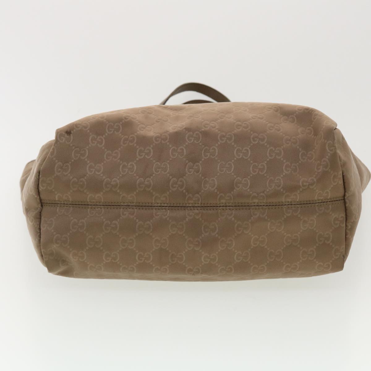 GUCCI GG Canvas Tote Bag Brown 282439 Auth ar9229