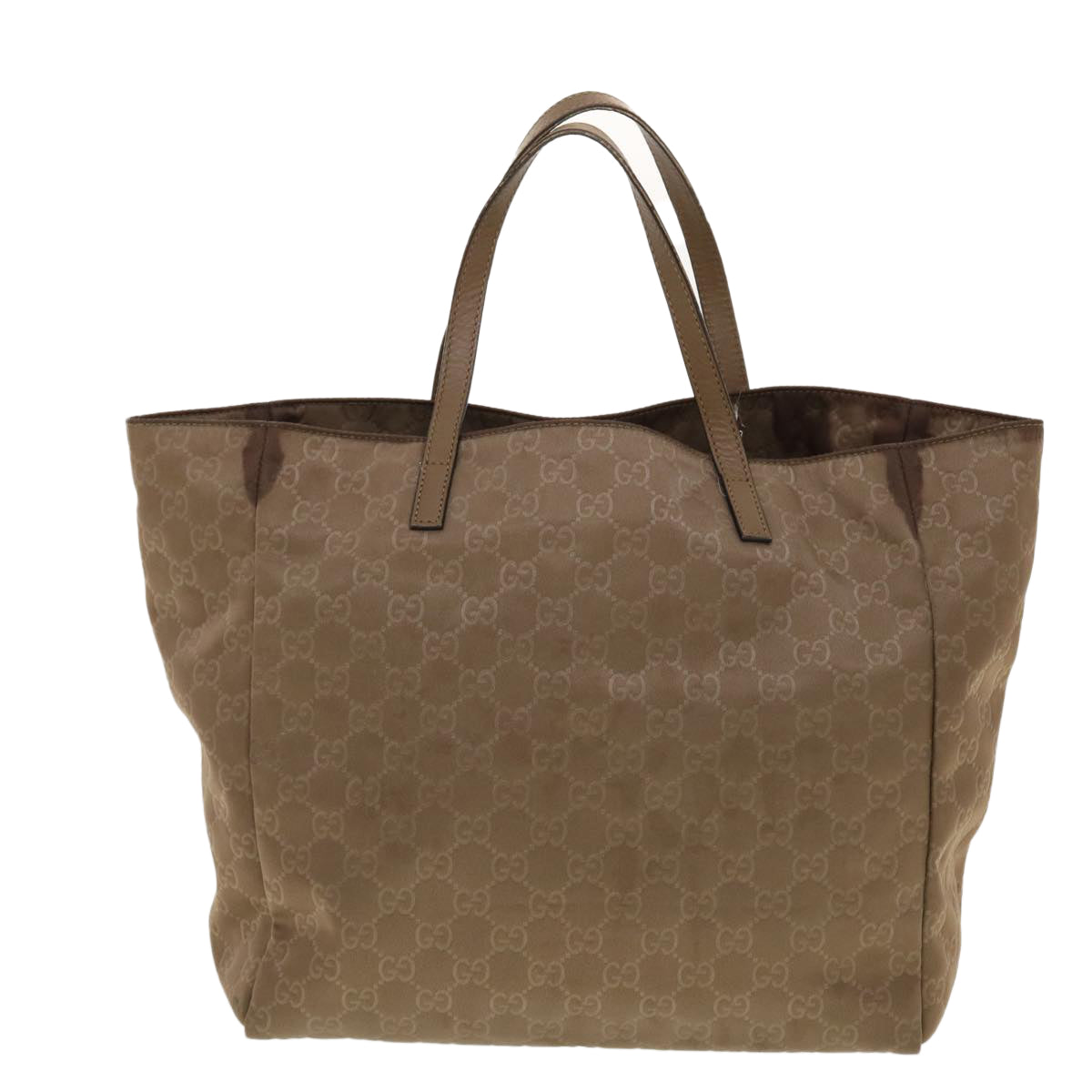 GUCCI GG Canvas Tote Bag Brown 282439 Auth ar9229 - 0