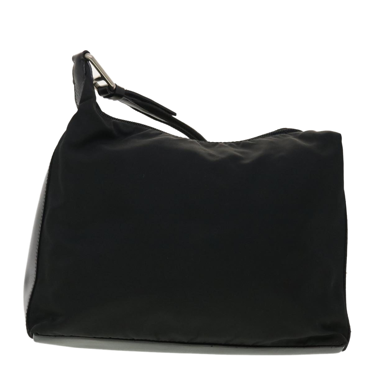 PRADA Shoulder Bag Nylon Black Auth ar9230 - 0