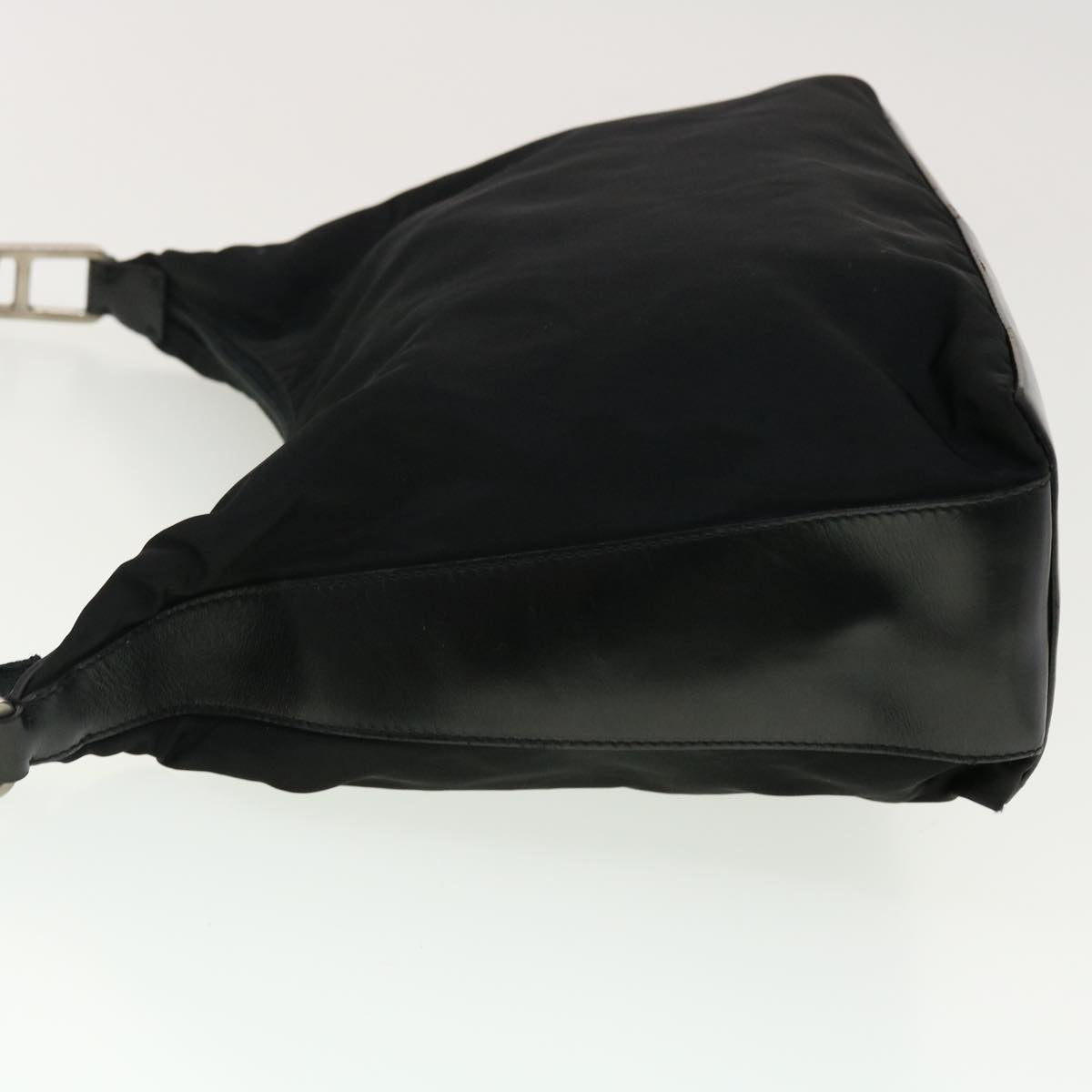 PRADA Shoulder Bag Nylon Black Auth ar9230