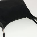 PRADA Shoulder Bag Nylon Black Auth ar9230-6