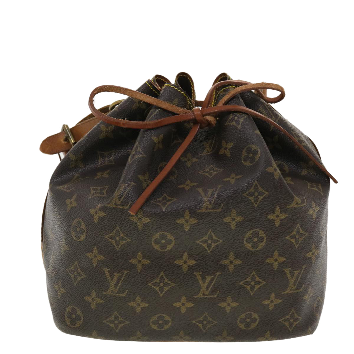 LOUIS VUITTON Monogram Petit Noe Shoulder Bag M42226 LV Auth ar9234