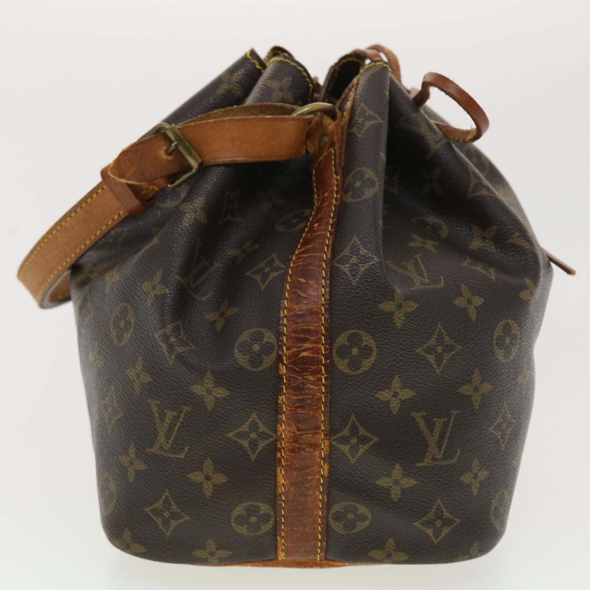 LOUIS VUITTON Monogram Petit Noe Shoulder Bag M42226 LV Auth ar9234