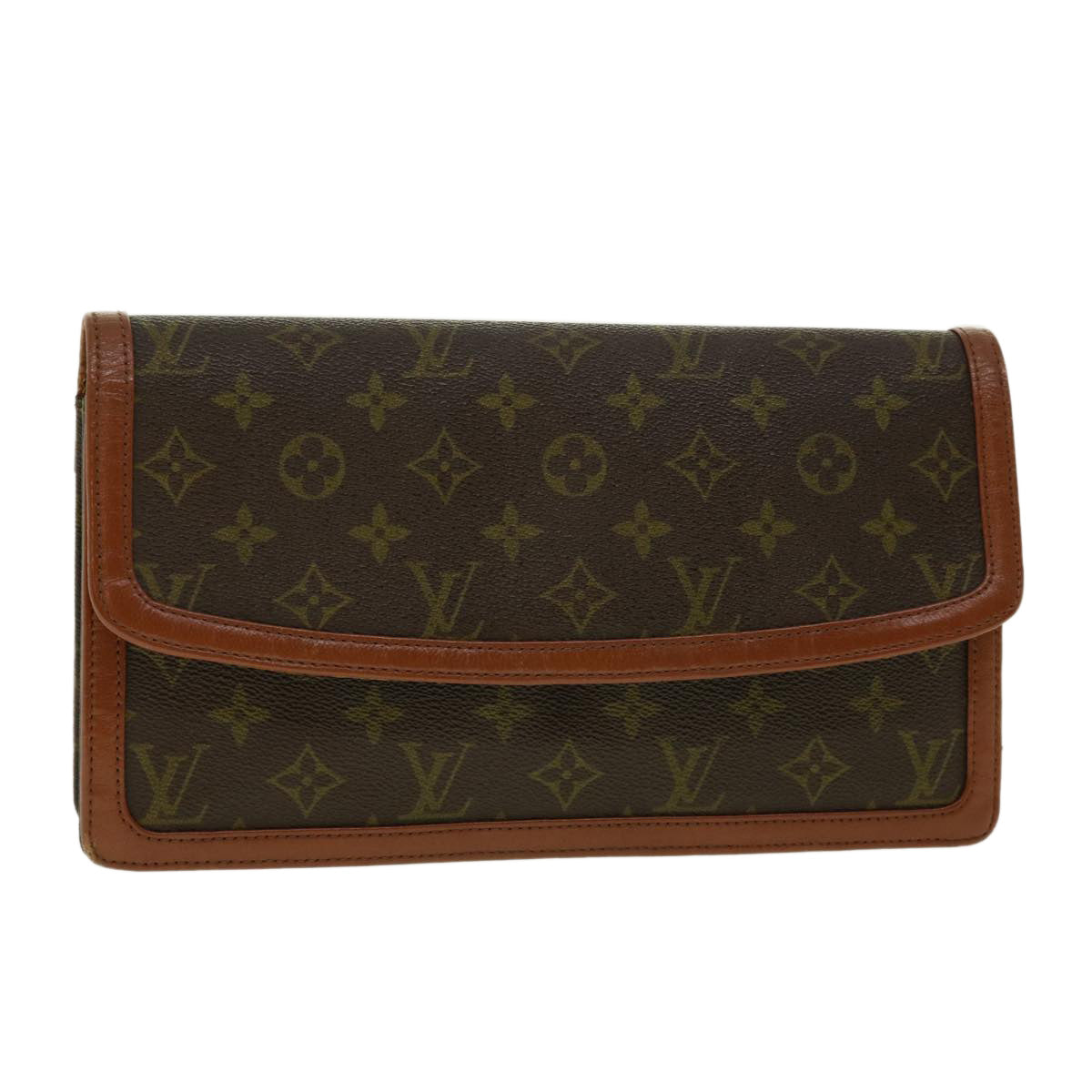 LOUIS VUITTON Monogram Pochette Dam PM Clutch Bag M51812 LV Auth ar9245