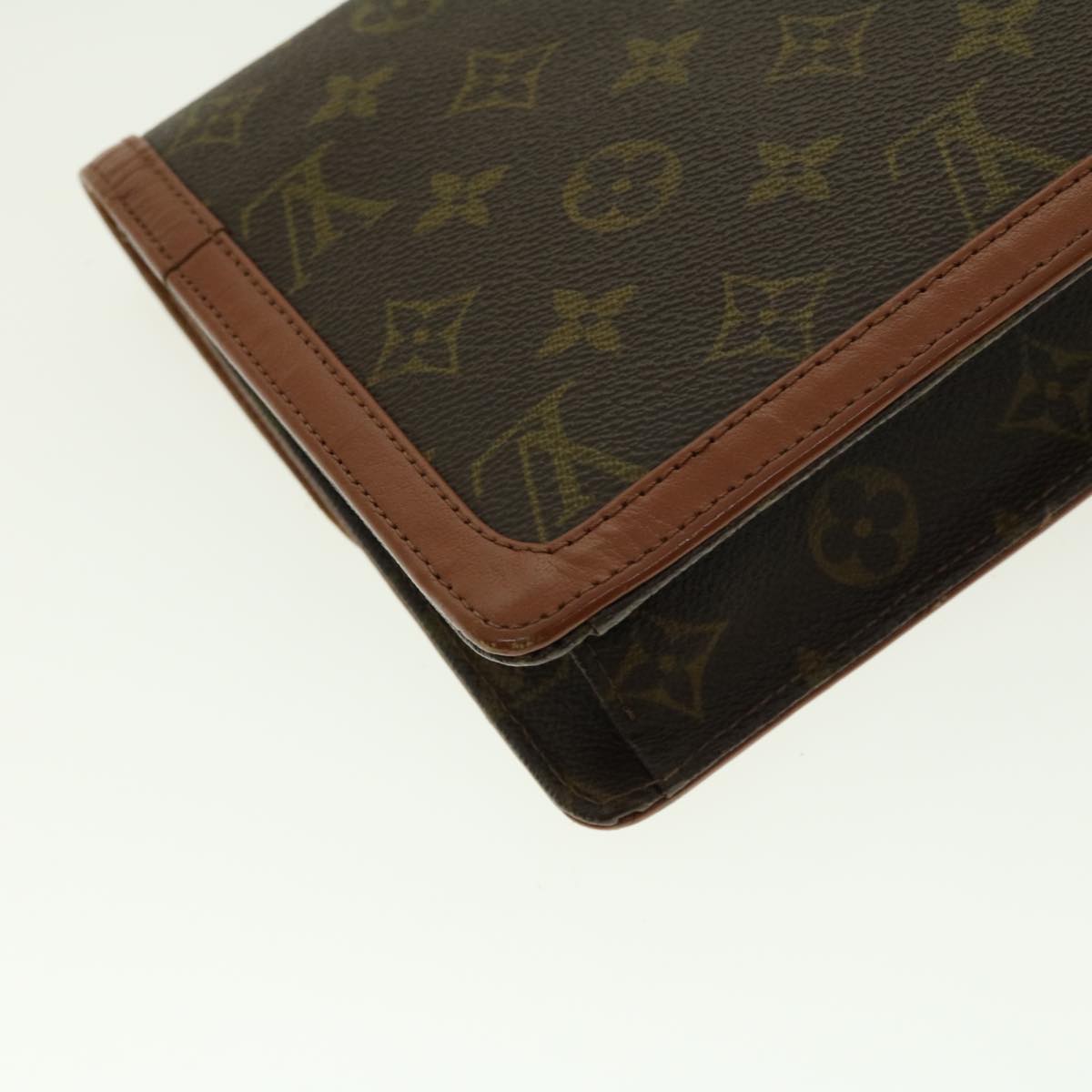 LOUIS VUITTON Monogram Pochette Dam PM Clutch Bag M51812 LV Auth ar9245