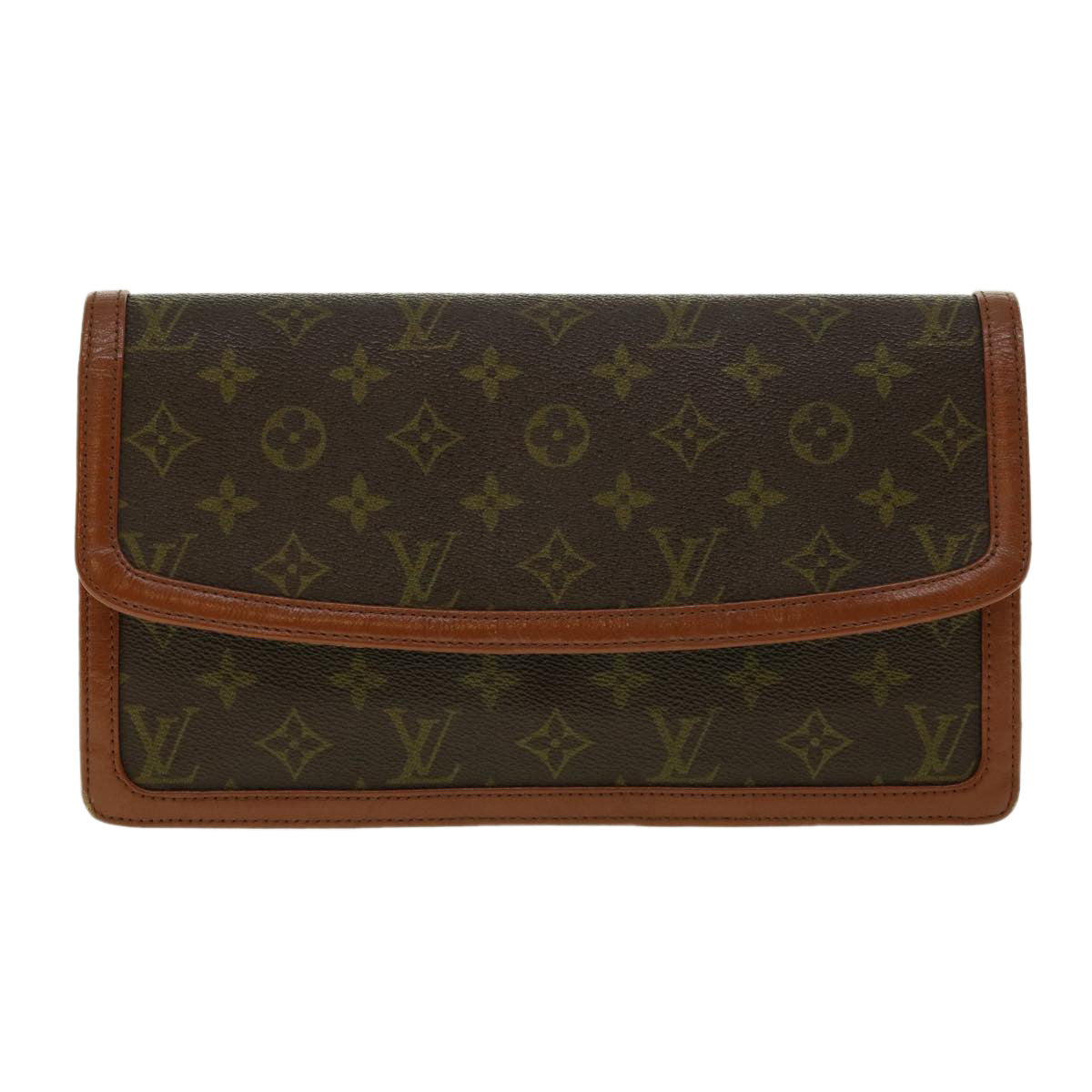 LOUIS VUITTON Monogram Pochette Dam PM Clutch Bag M51812 LV Auth ar9245