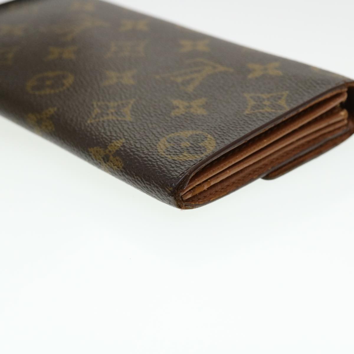 LOUIS VUITTON Monogram Pochette Porte Monnaie Credit Wallet M61725 Auth ar9267B