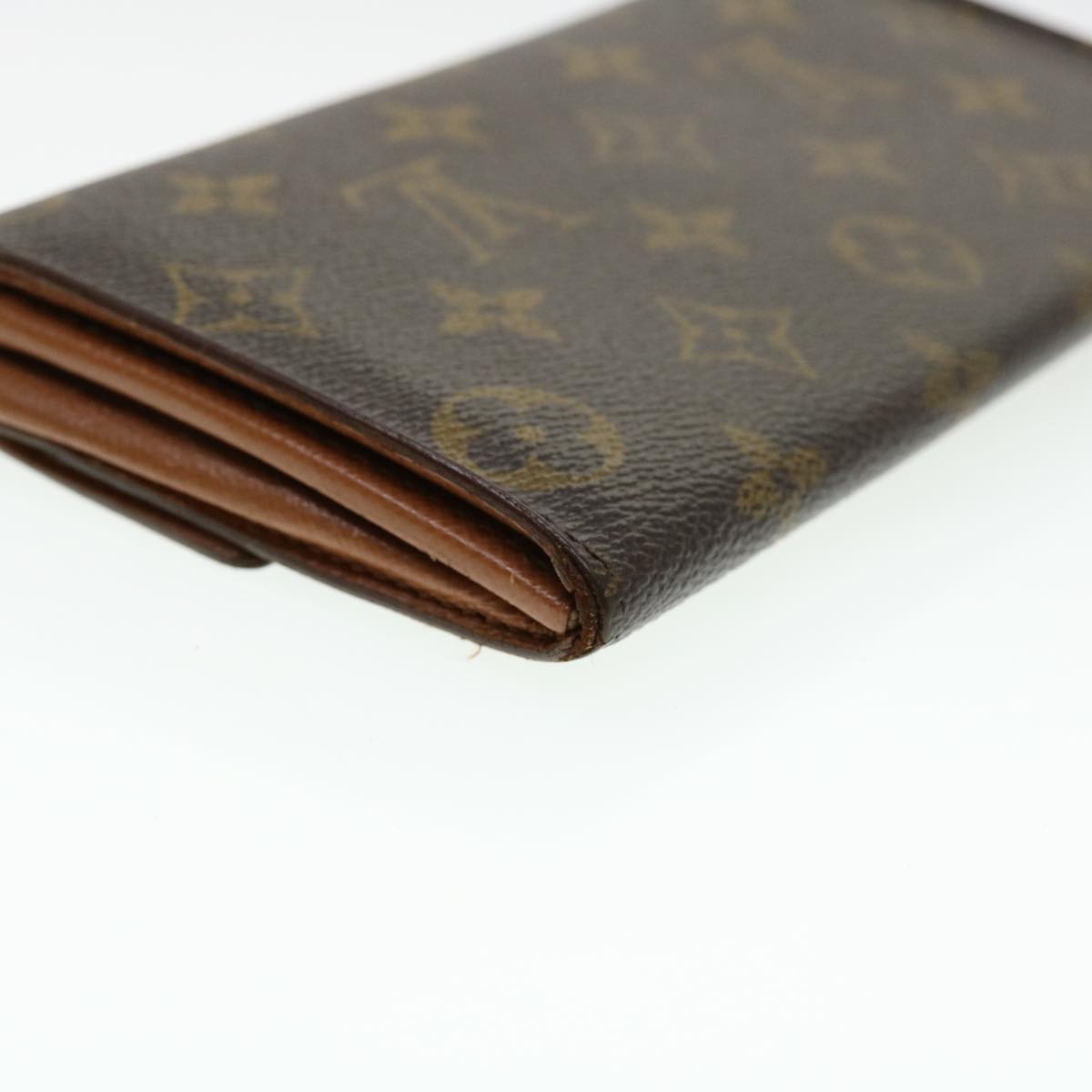 LOUIS VUITTON Monogram Pochette Porte Monnaie Credit Wallet M61725 Auth ar9267B