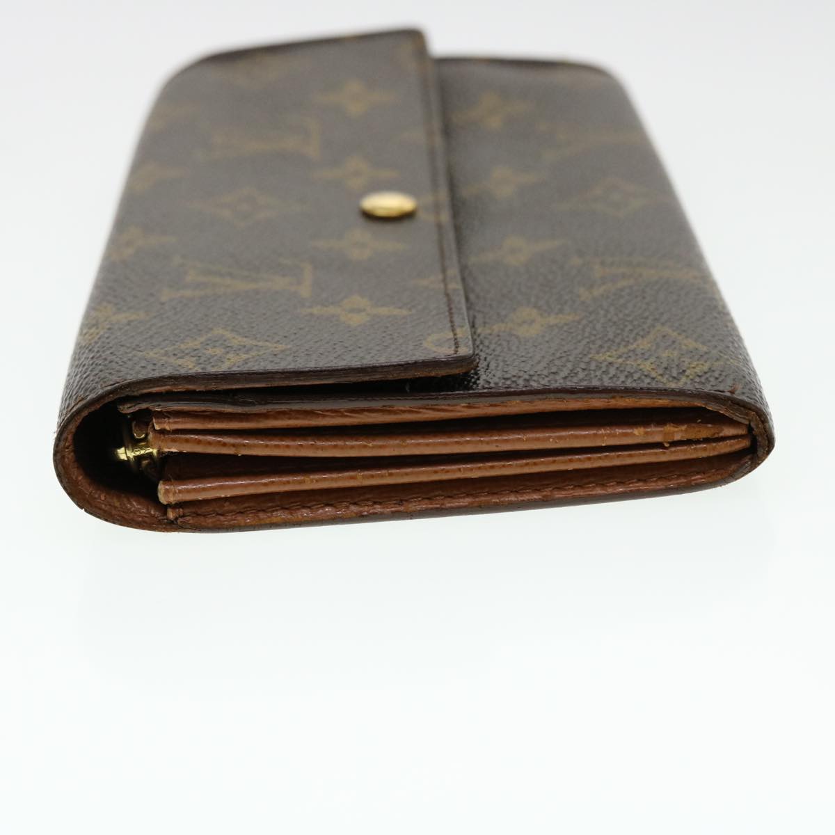 LOUIS VUITTON Monogram Pochette Porte Monnaie Credit Wallet M61725 Auth ar9267B