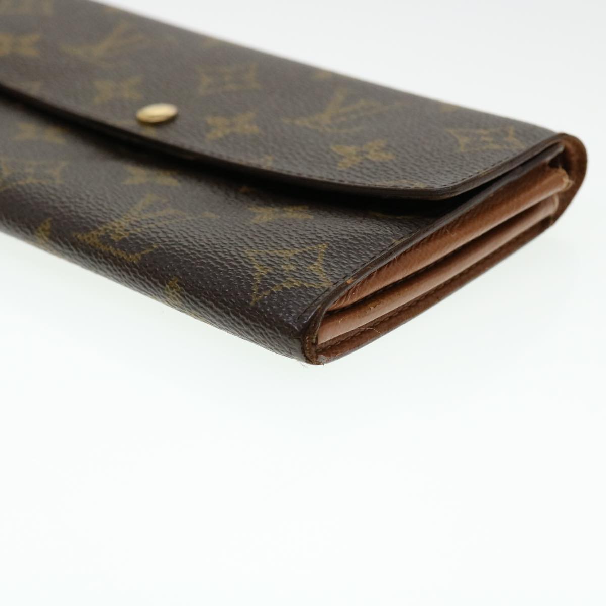 LOUIS VUITTON Monogram Pochette Porte Monnaie Credit Wallet M61725 Auth ar9267B