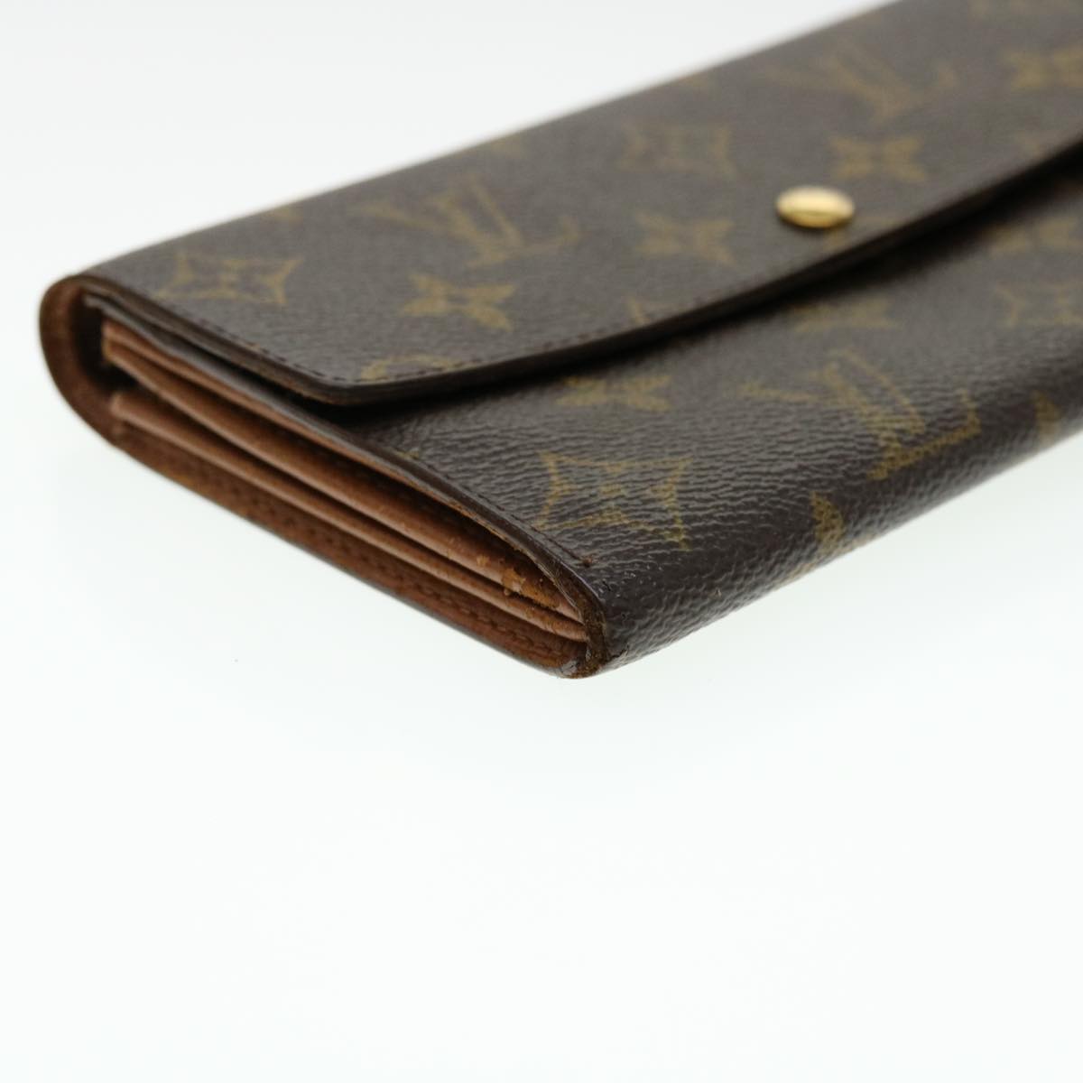 LOUIS VUITTON Monogram Pochette Porte Monnaie Credit Wallet M61725 Auth ar9267B