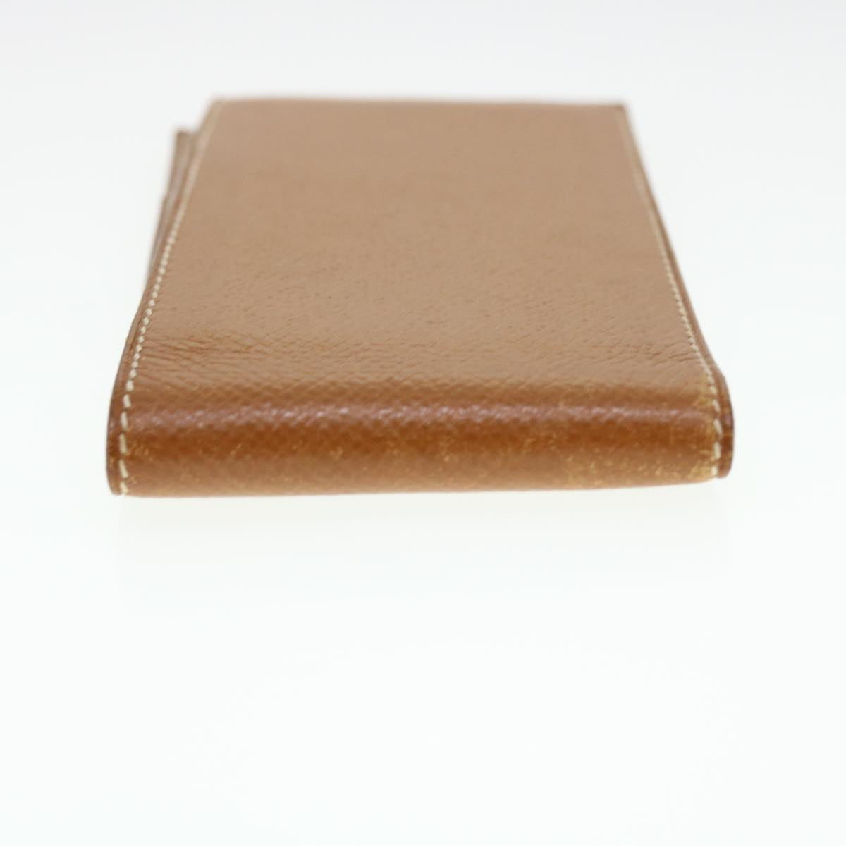 HERMES Memo Holder Day Planner Cover Leather Brown Auth ar9271B