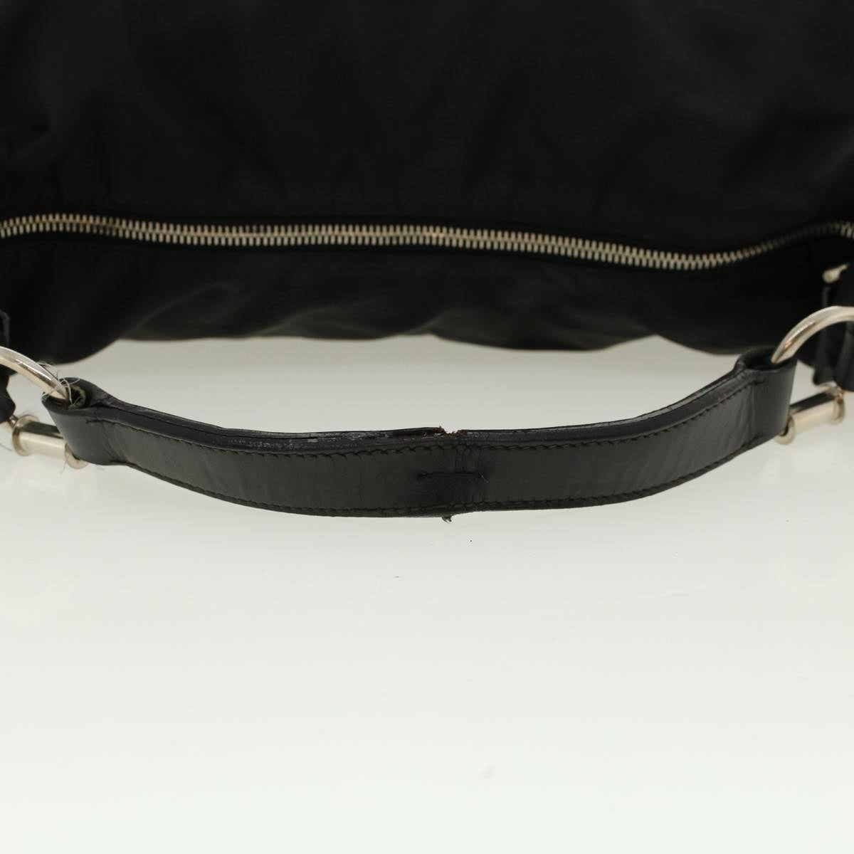 PRADA Shoulder Bag Nylon Black Auth ar9289