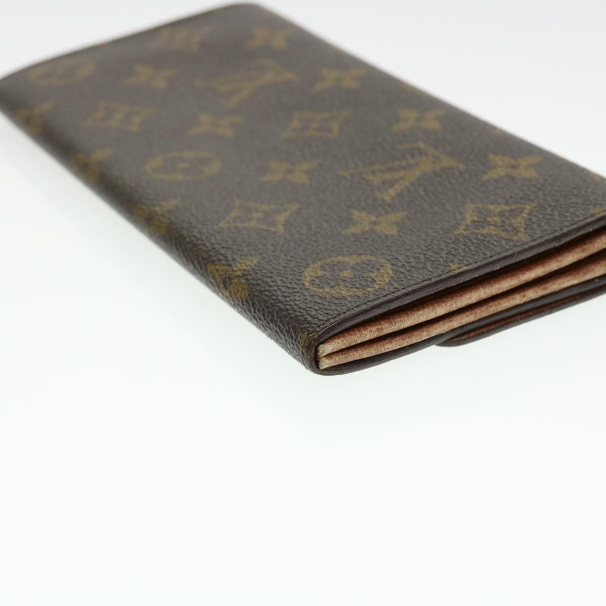 LOUIS VUITTON Monogram Pochette Porte Monnaie Credit Wallet M61725 Auth ar9305