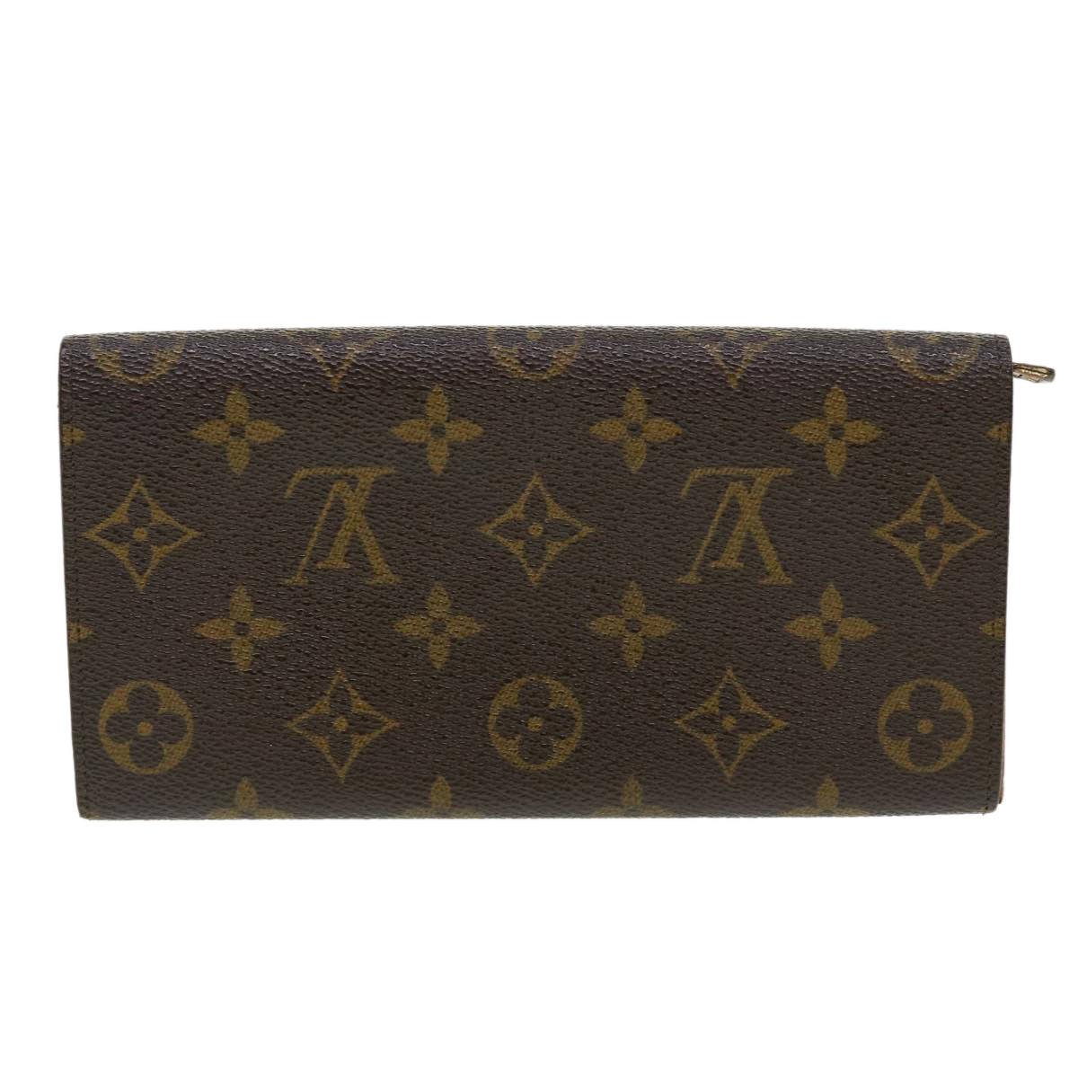 LOUIS VUITTON Monogram Pochette Porte Monnaie Credit Wallet M61725 Auth ar9305 - 0