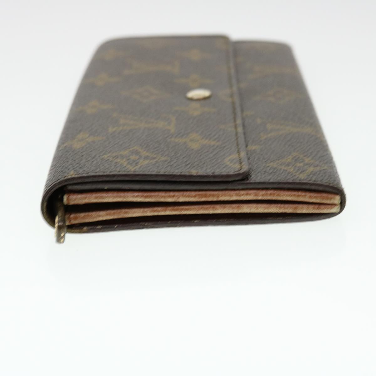 LOUIS VUITTON Monogram Pochette Porte Monnaie Credit Wallet M61725 Auth ar9305