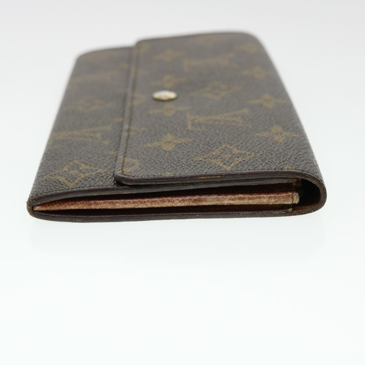 LOUIS VUITTON Monogram Pochette Porte Monnaie Credit Wallet M61725 Auth ar9305