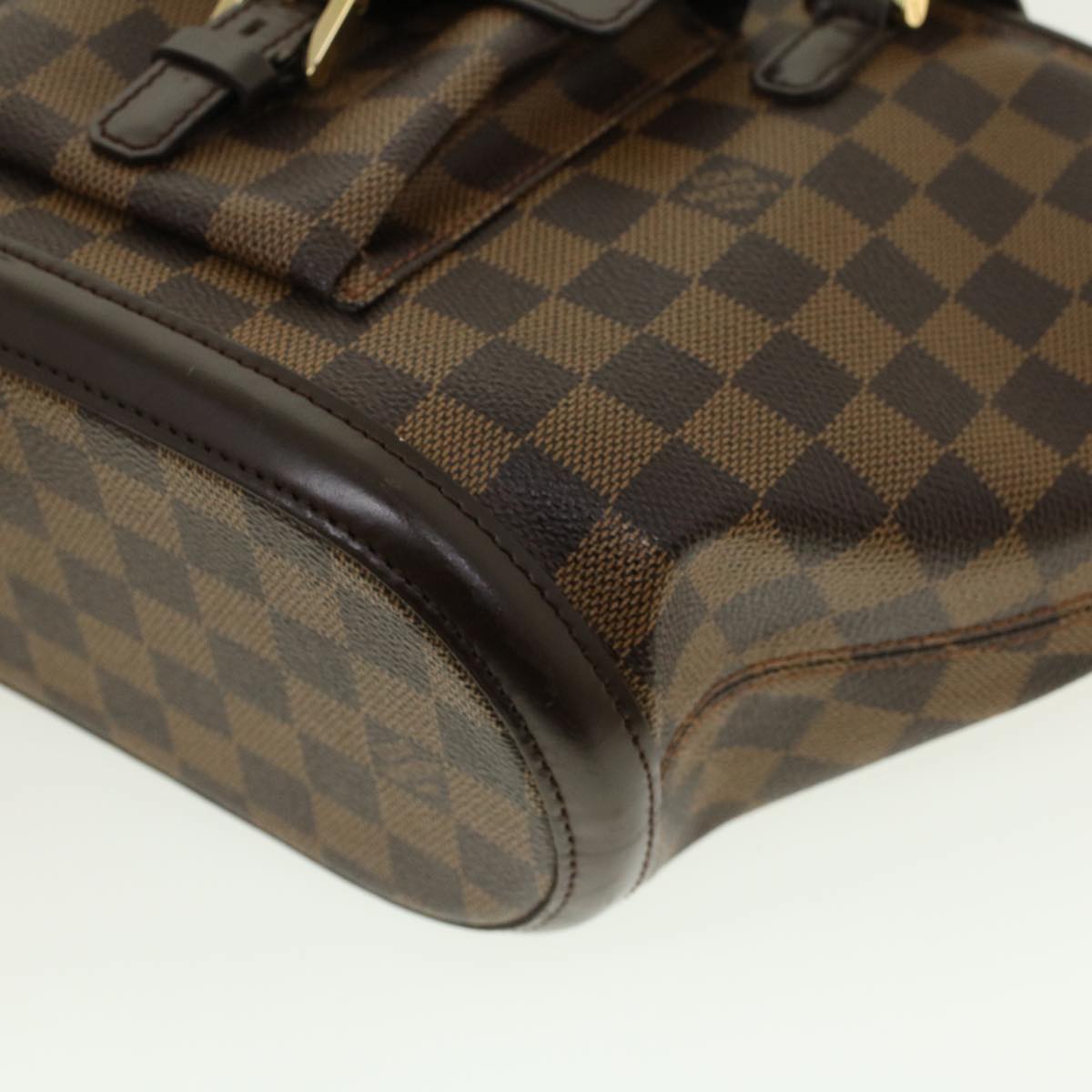 LOUIS VUITTON Damier Ebene Manosque PM Tote Bag N51121 LV Auth ar9320B