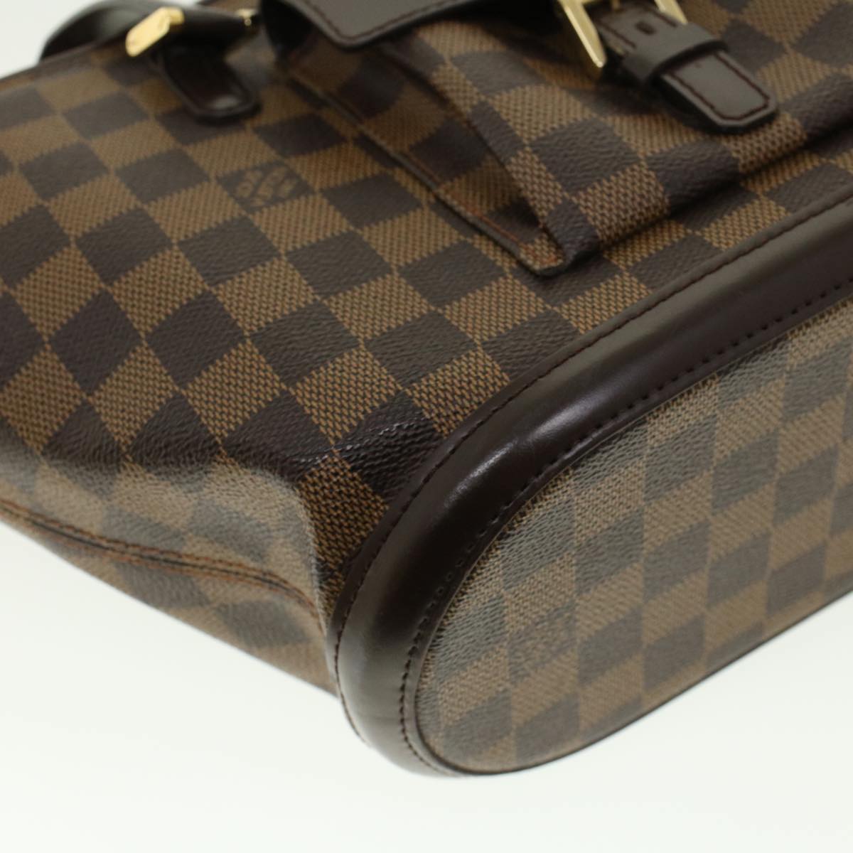 LOUIS VUITTON Damier Ebene Manosque PM Tote Bag N51121 LV Auth ar9320B