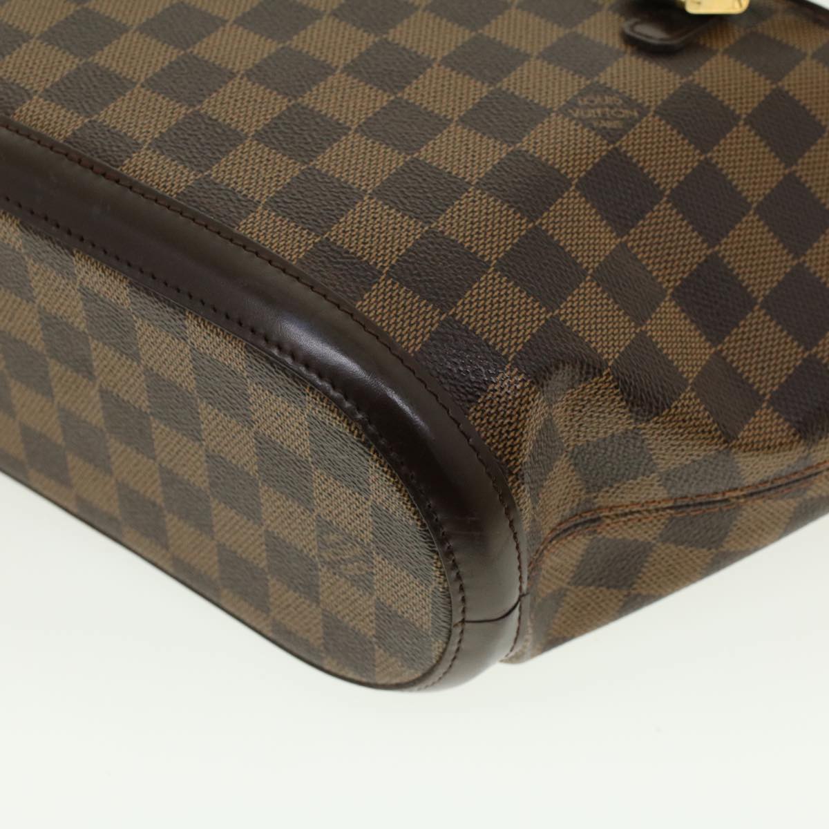 LOUIS VUITTON Damier Ebene Manosque PM Tote Bag N51121 LV Auth ar9320B