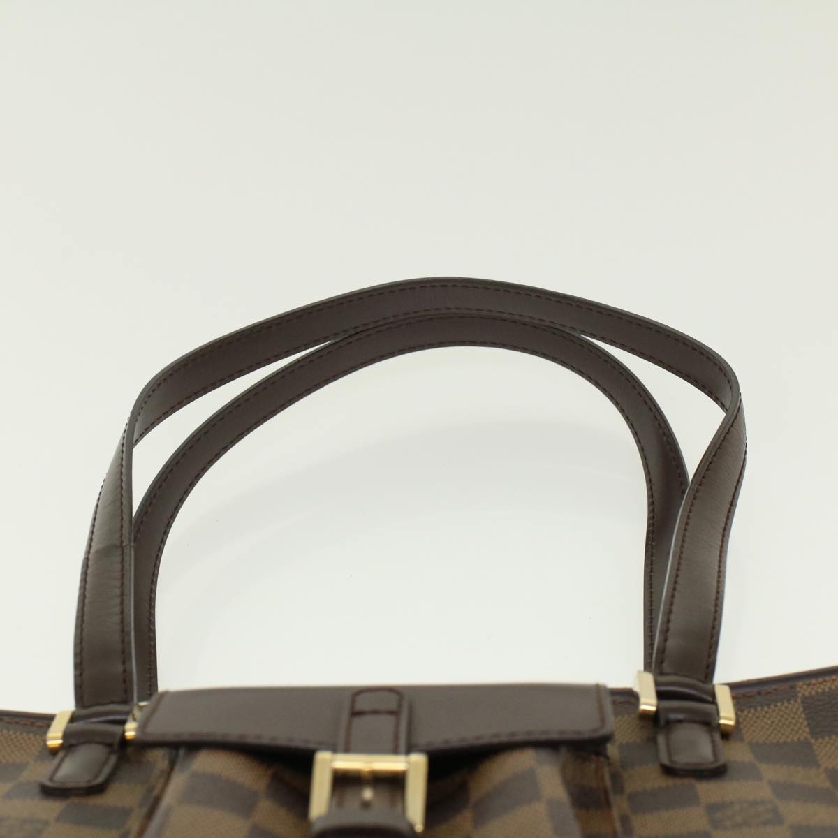 LOUIS VUITTON Damier Ebene Manosque PM Tote Bag N51121 LV Auth ar9320B