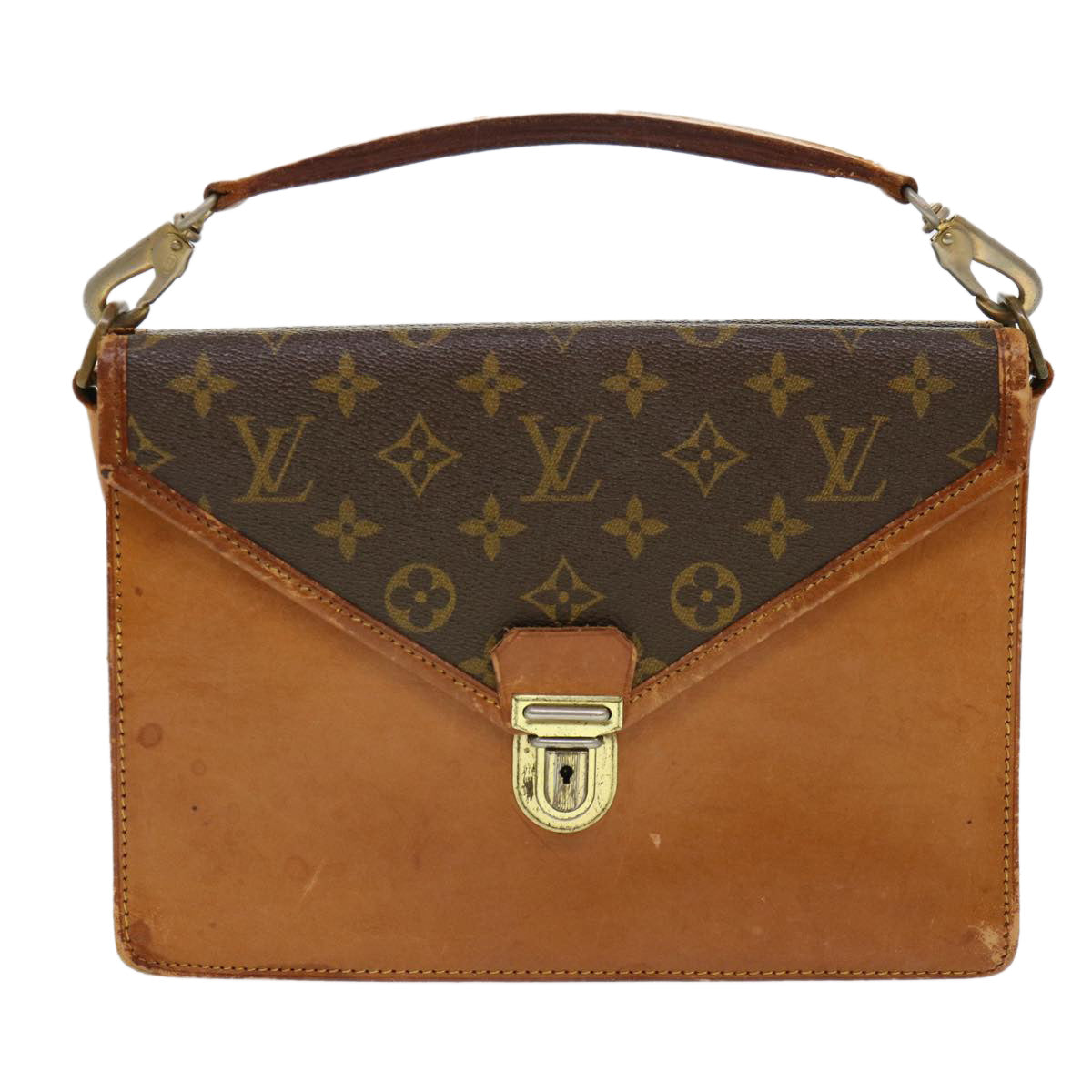 LOUIS VUITTON Monogram Sac Biface Hand Bag 2way M51310 LV Auth ar9321B - 0