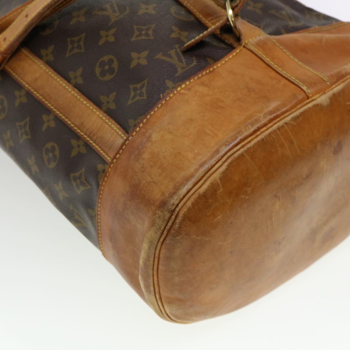 LOUIS VUITTON Monogram Randonnee GM Shoulder Bag M42244 LV Auth ar9325B